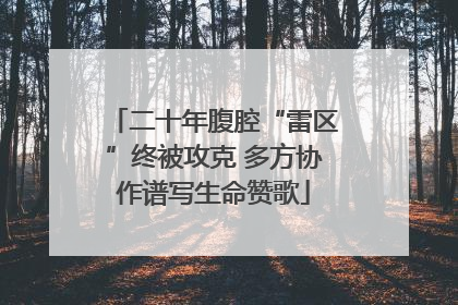二十年腹腔“雷区”终被攻克 多方协作谱写生命赞歌
